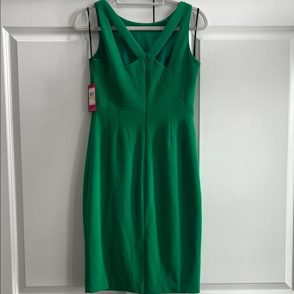 Vince Camuto Vibrant Green Midi Dress